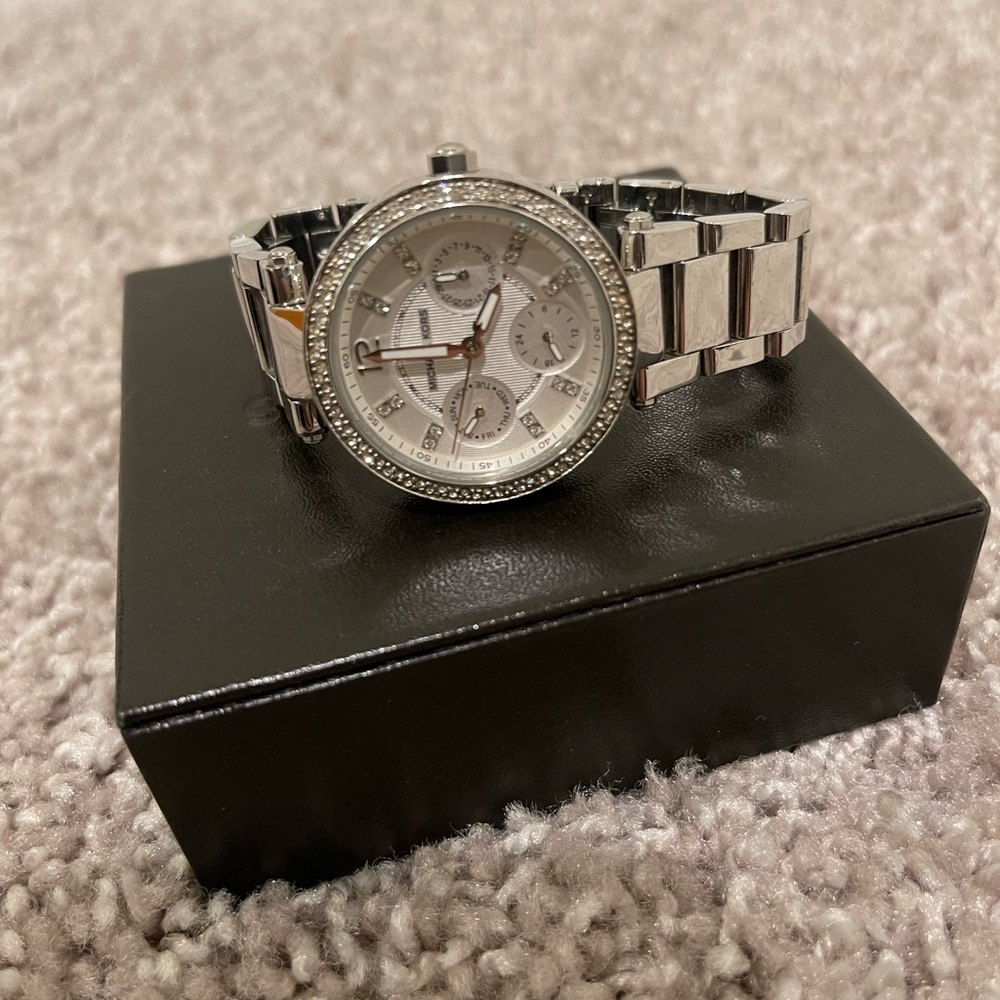 Michael Kors Mk5615 Parker Multi-Function Silver … - image 8